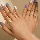 Retro Twist Hollow Alloy Ring Set Wholesalepicture15