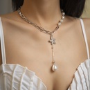 baroque style pearl bead chain metal starfish alloy pendant necklacepicture13