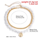 Baroque shaped pearl alloy pendant twopiece set necklacepicture12