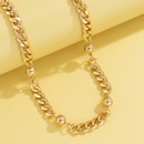 fashion round bead aluminum chain single layer necklacepicture14