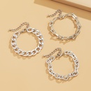 fashion glossy multilayer hollow cross aluminum chain braceletpicture14