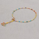 simple ethnic style rainbow rice beads handwoven tassel small bracelet womenpicture9