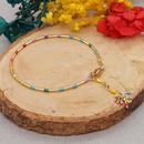 simple ethnic style rainbow rice beads handwoven tassel small bracelet womenpicture12