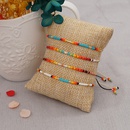 Petit bracelet de perles de riz de style ethnique simple tiss  la main de couleur arcencielpicture14