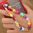 Korean cartoon mixed beads candy color mobile phone chainpicture14