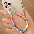 ethnic small daisy pearl beaded mobile phone chainpicture44