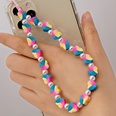 ethnic small daisy pearl beaded mobile phone chainpicture57