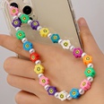 ethnic small daisy pearl beaded mobile phone chainpicture50