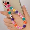 ethnic small daisy pearl beaded mobile phone chainpicture59