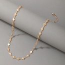 fashion metal geometric singlelayer necklacepicture8