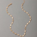 fashion metal geometric singlelayer necklacepicture12