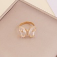 fashion zircon butterfly opening adjustable ring wholesalepicture22