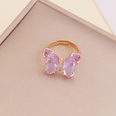fashion zircon butterfly opening adjustable ring wholesalepicture26