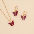 korean style multicolor fluorescent butterfly necklacepicture24