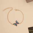 fashion simple multicolor gradient butterfly necklacepicture34