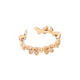 fashion butterfly alloy diamonds open ring wholesalepicture14