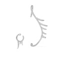 fashion personality diamond asymmetrical alloy earrings setpicture13