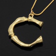 fashion lava geometric letter pendent short clavicle necklacepicture19