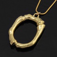 fashion lava geometric letter pendent short clavicle necklacepicture30