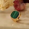 simple square geometric alloy ring wholesalepicture17