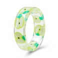 simple transparent fruit resin ring wholesalepicture23