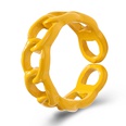 retro alloy spray color geometric ring wholesalepicture18