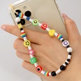 simple rainbow stripes beaded mobile phone chainpicture16
