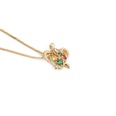 fashion golden butterfly copper inlaid zircon necklacepicture28