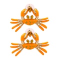 retro oil dripping crab diamond alloy earrings wholesalepicture22