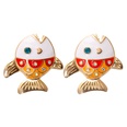 retro small fish epoxy earrings wholesalepicture14