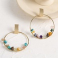 trend geometric woven natural stone earringspicture13