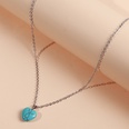 Korean simple natural stone heartshaped pendent necklacepicture16
