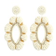 ethnic style niche exaggerated oval earringspicture23