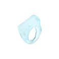 Simple Geometric Transparent Resin Ring Wholesalepicture36