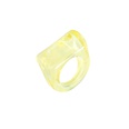 Simple Geometric Transparent Resin Ring Wholesalepicture30
