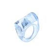 Simple Geometric Transparent Resin Ring Wholesalepicture37