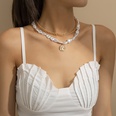 Baroque shaped pearl alloy pendant twopiece set necklacepicture16
