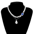 Retro Baroque Special Shaped Pearl Metal Necklacepicture20