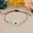 Simple natural shell lucky eyes rice beads handwoven colorful beaded braceletpicture27