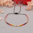 Petit bracelet de perles de riz de style ethnique simple tiss  la main de couleur arcencielpicture21