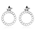Fashion alloy geometric round earringspicture12