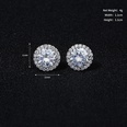 Korean style simple zircon circle earringspicture22
