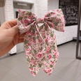 Retro floral bow ribbon ponytail hairpinpicture12