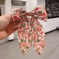 Retro floral bow ribbon ponytail hairpinpicture13