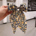Retro floral bow ribbon ponytail hairpinpicture15