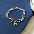 Summer fashion beautiful cute deer pearl doublelayer braceletpicture15