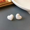 Simple Heart Shape Dripping Oil Earringspicture15