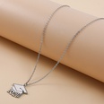 Retro stainless steel round pendant necklacepicture29