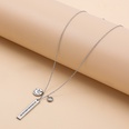 Retro stainless steel round pendant necklacepicture26