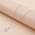 Retro stainless steel round pendant necklacepicture28